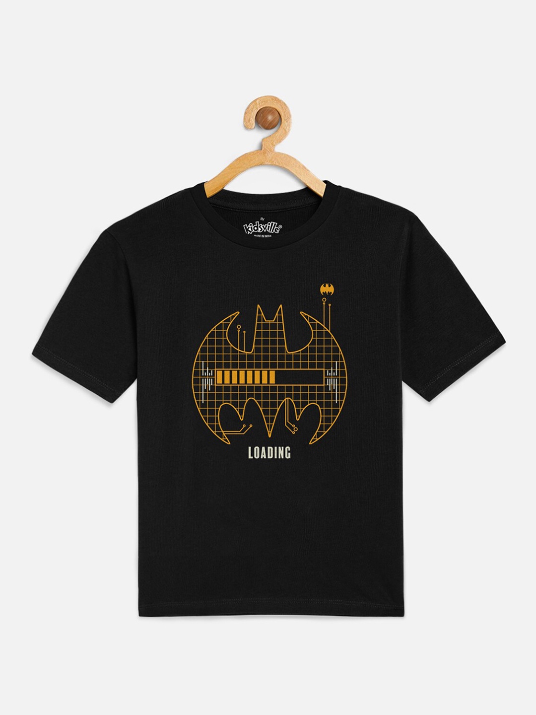 

Kids Ville Boys Black Batman Featured T-shirt