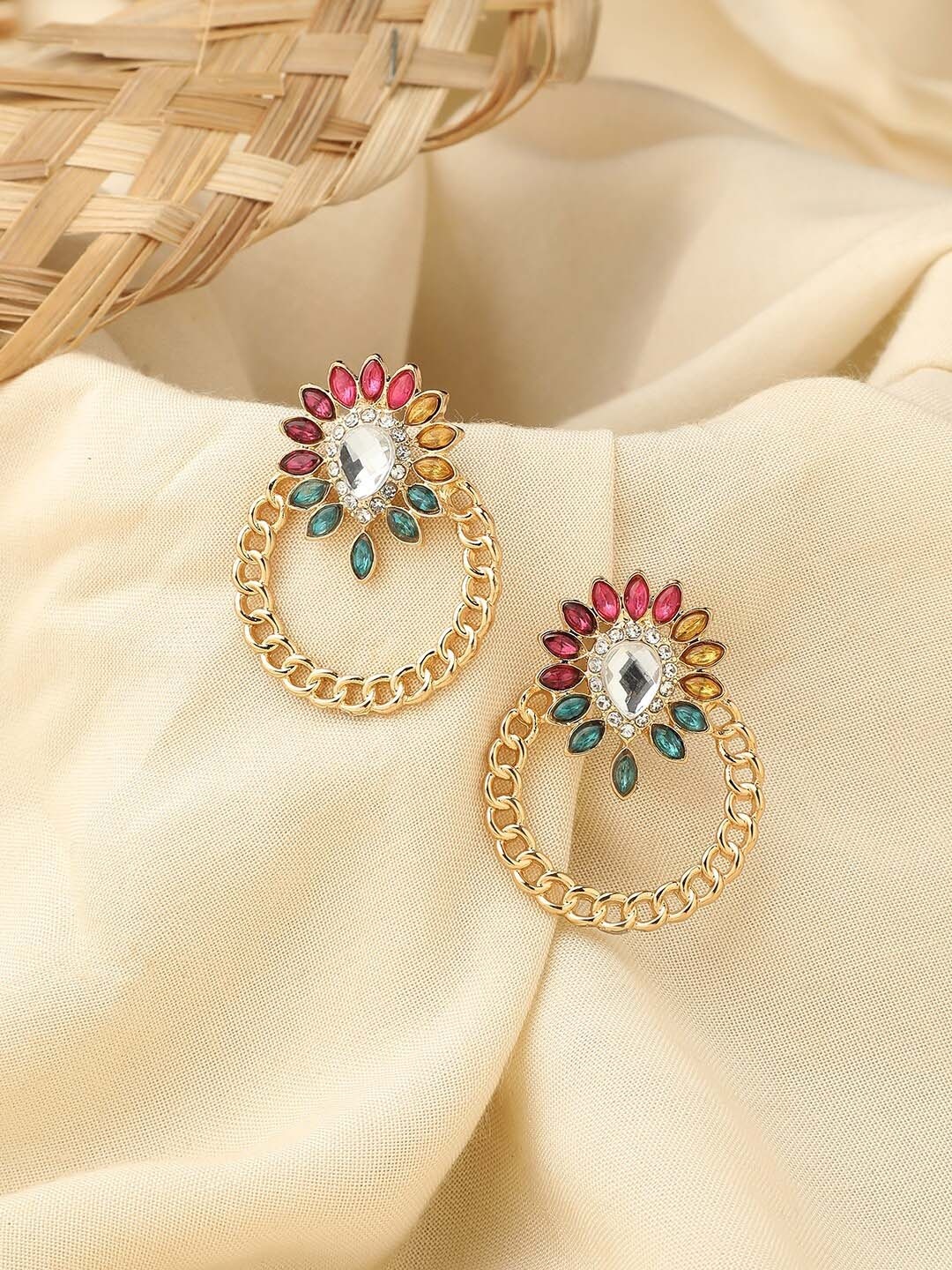 

Accessorize Gold Contemporary Hoop Earrings