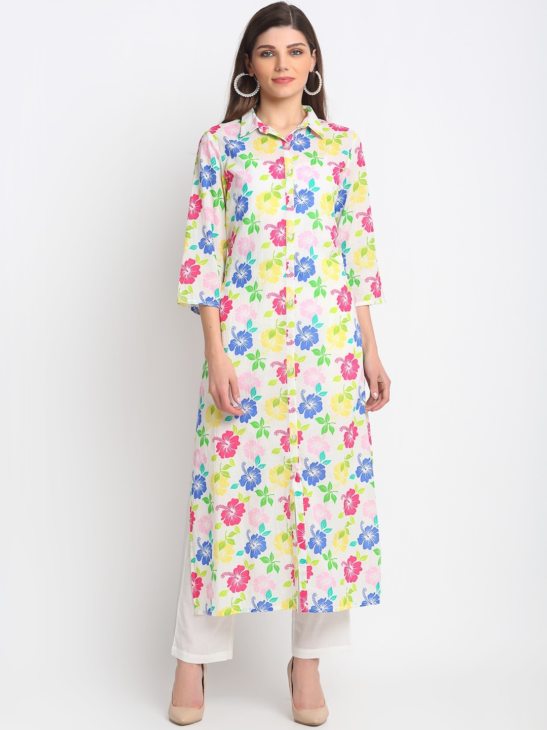 

REME Women Multi Floral Printed Floral Kurta
