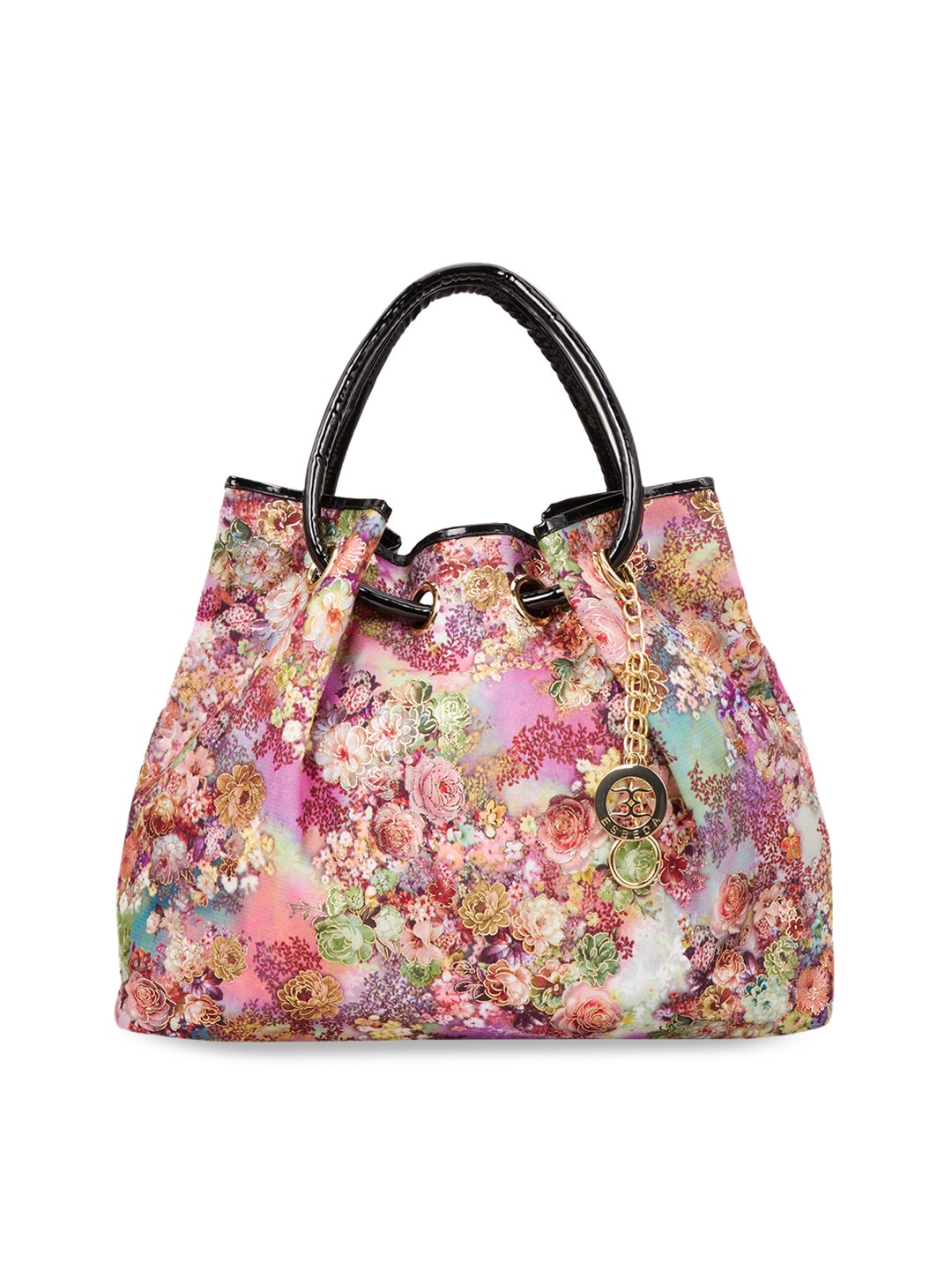 

ESBEDA Multicoloured Floral Printed Tote Bag, Multi