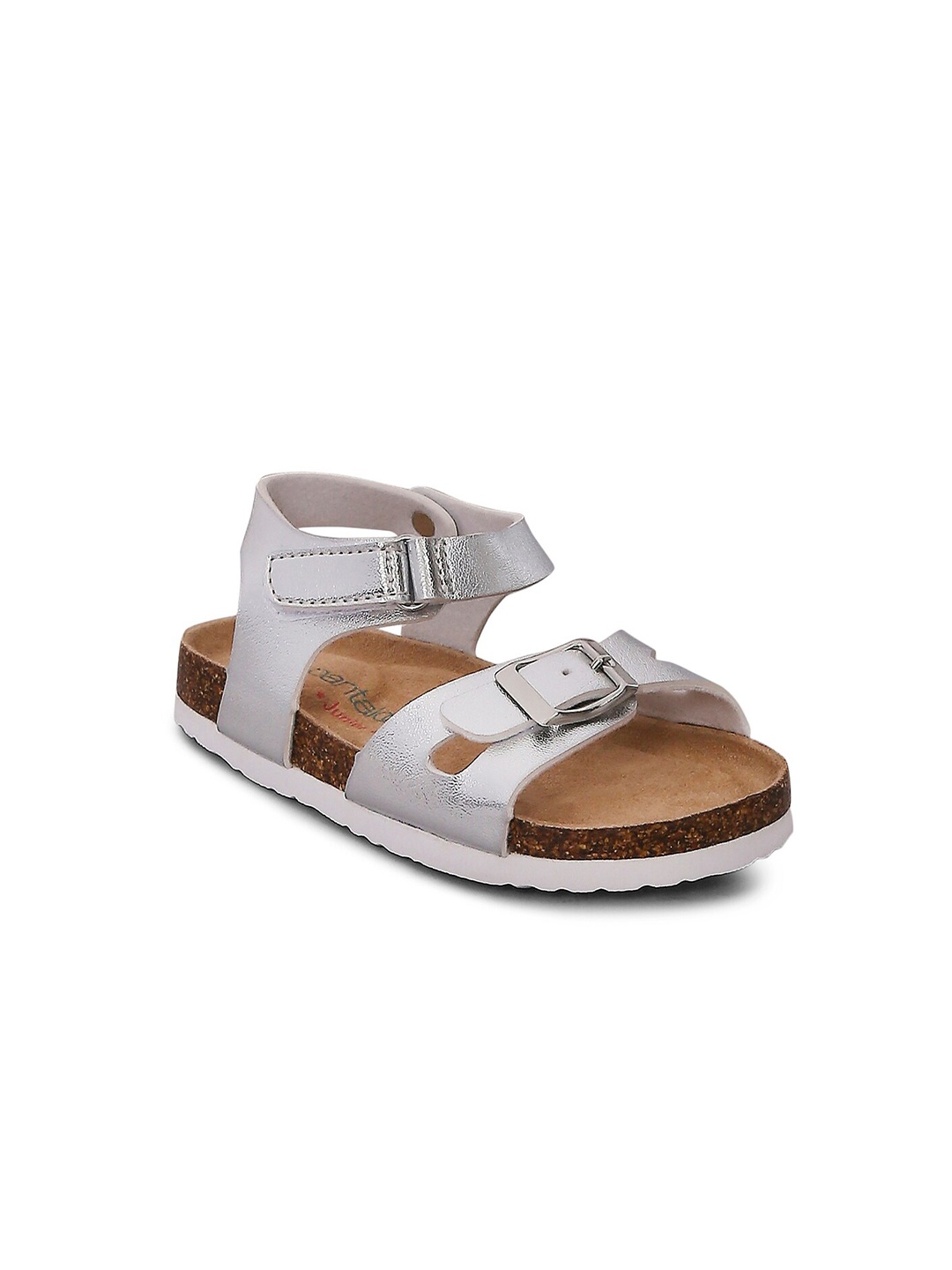

Pantaloons Junior Girls Silver-Toned Open Toe Flats