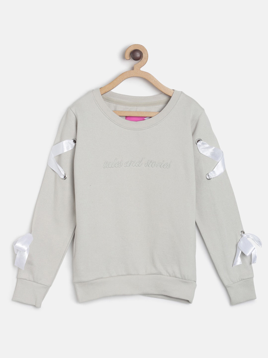 

TALES & STORIES Girls Grey Sweatshirt