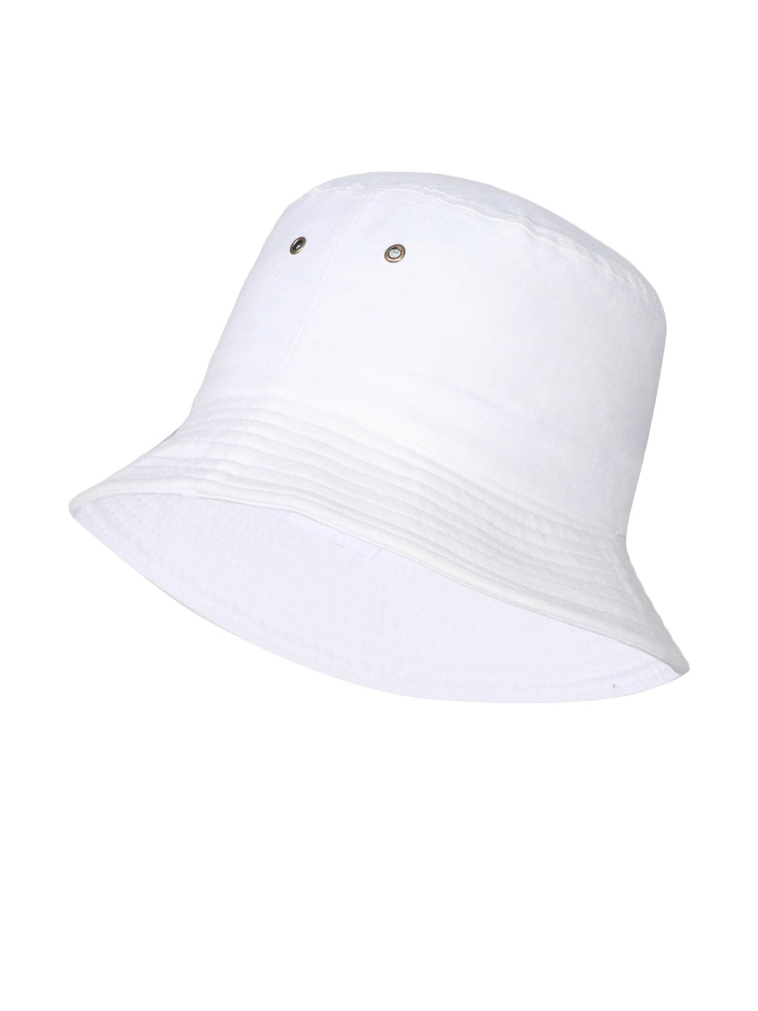 

FabSeasons Unisex White Solid Pure Cotton Sun Hat