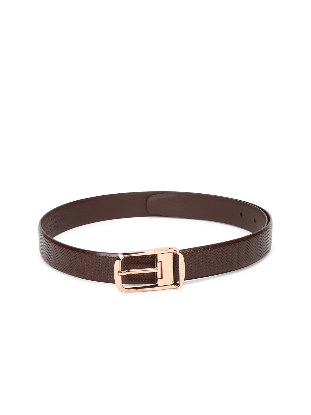 

Van Heusen Men Brown Textured Belt