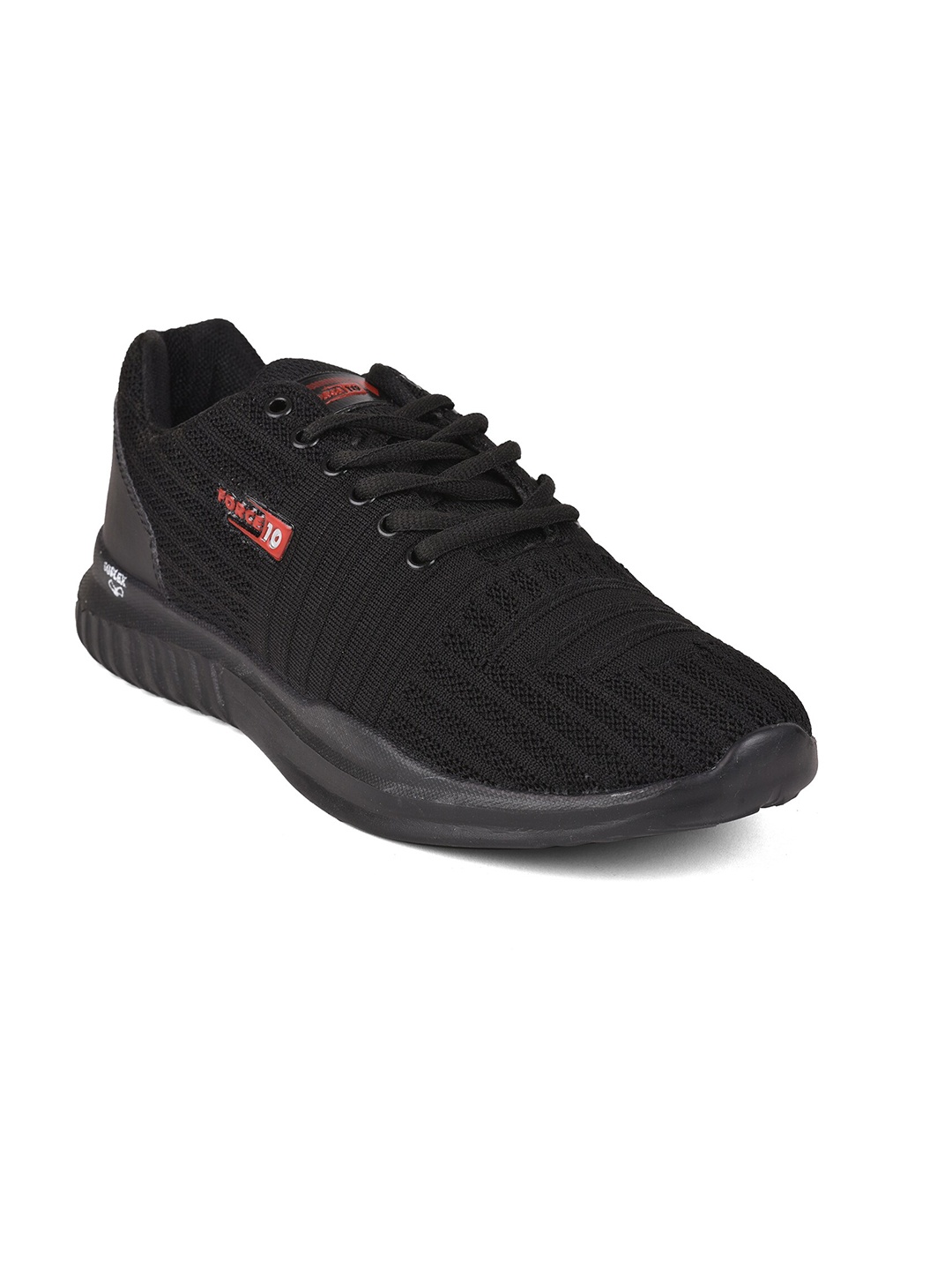 

Liberty Men Black Mesh Running Shoes