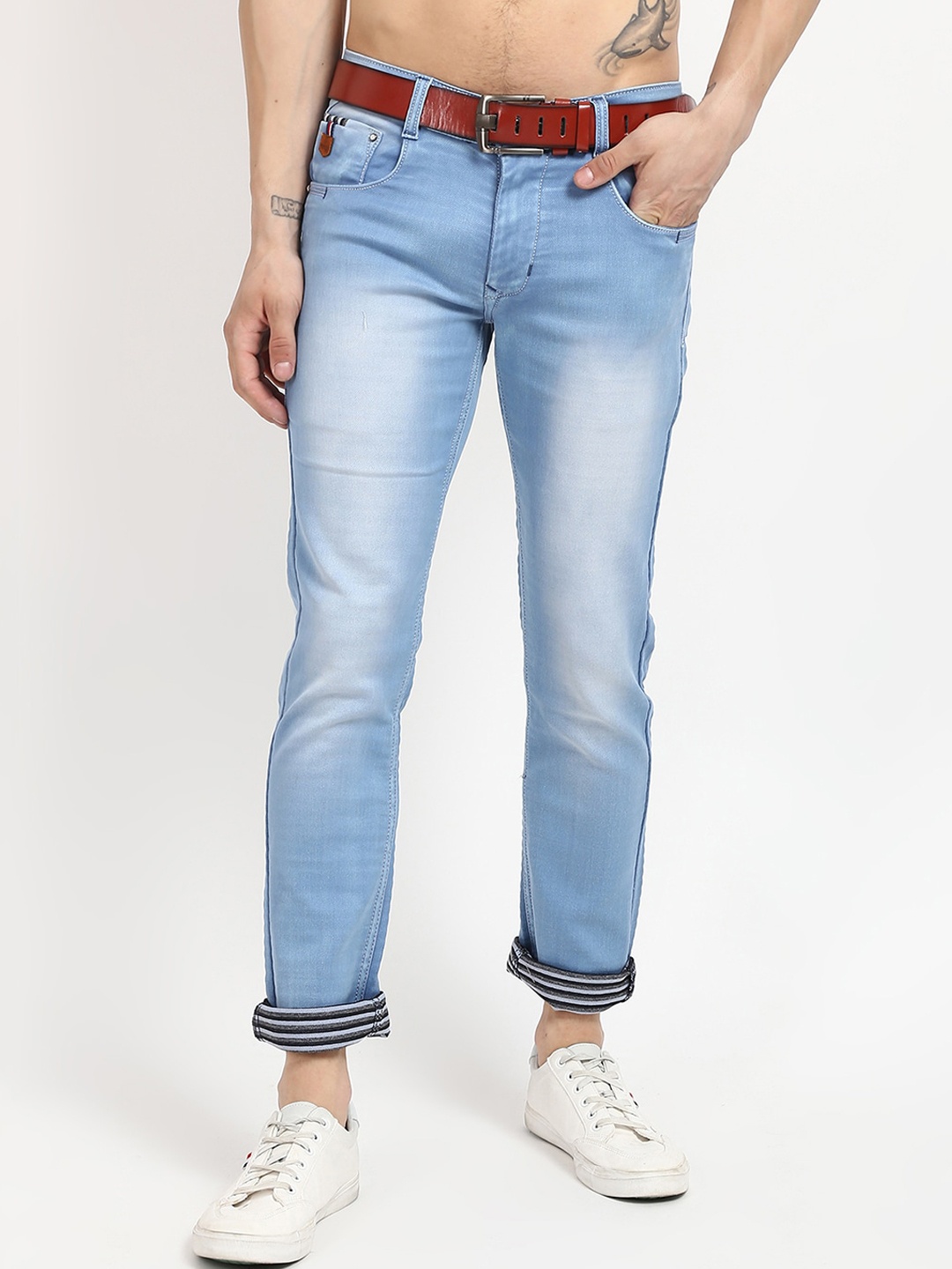 

V2 Value & Variety Men Blue Heavy Fade Jeans