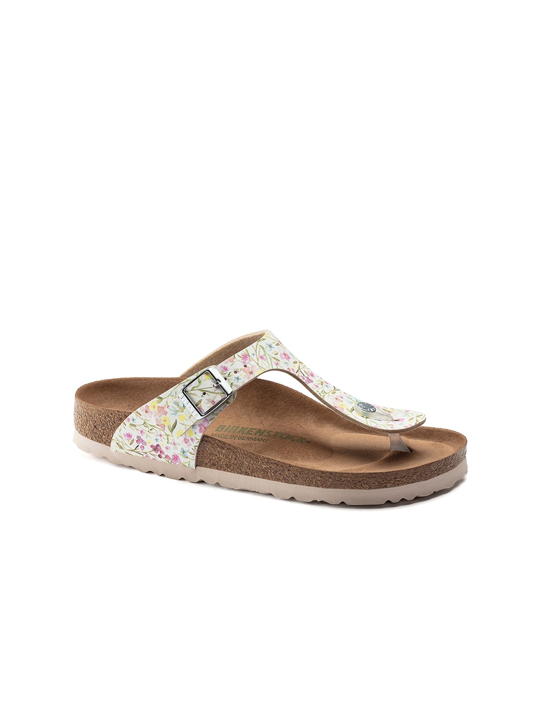 

Birkenstock Women Gizeh Vegan Birko-Flor White Regular Width Sandals