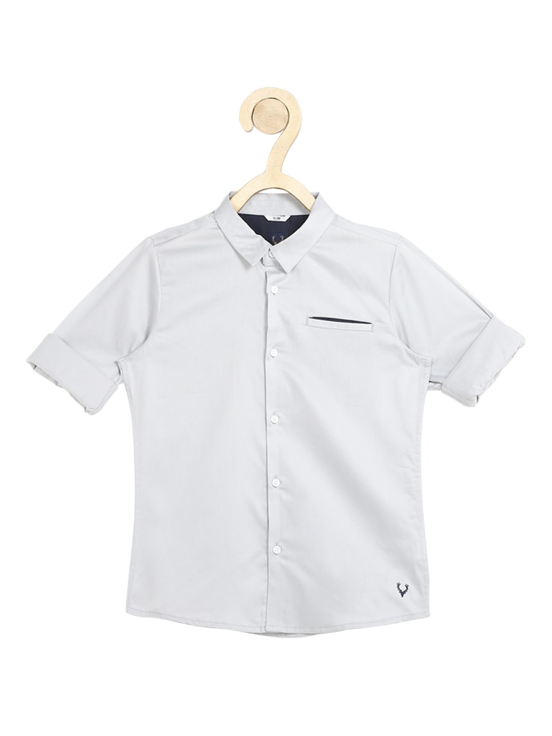 

Allen Solly Junior Boys White Slim Fit Solid Casual Shirt