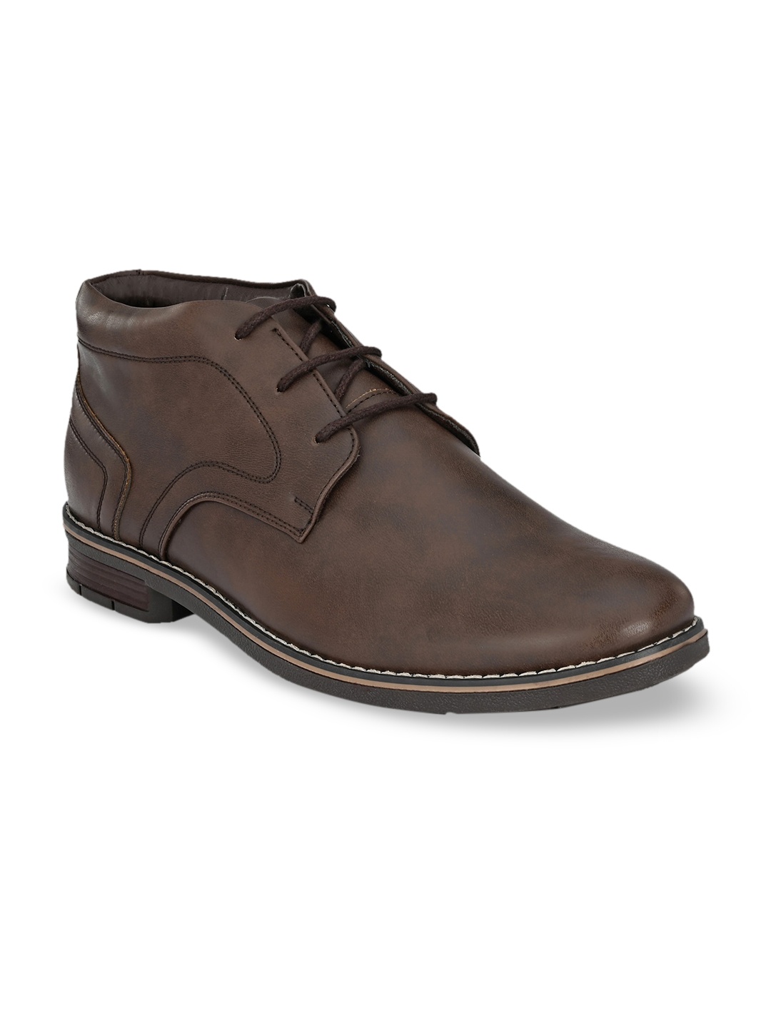 

Roadster Men Brown Synthetic Leather Derbys