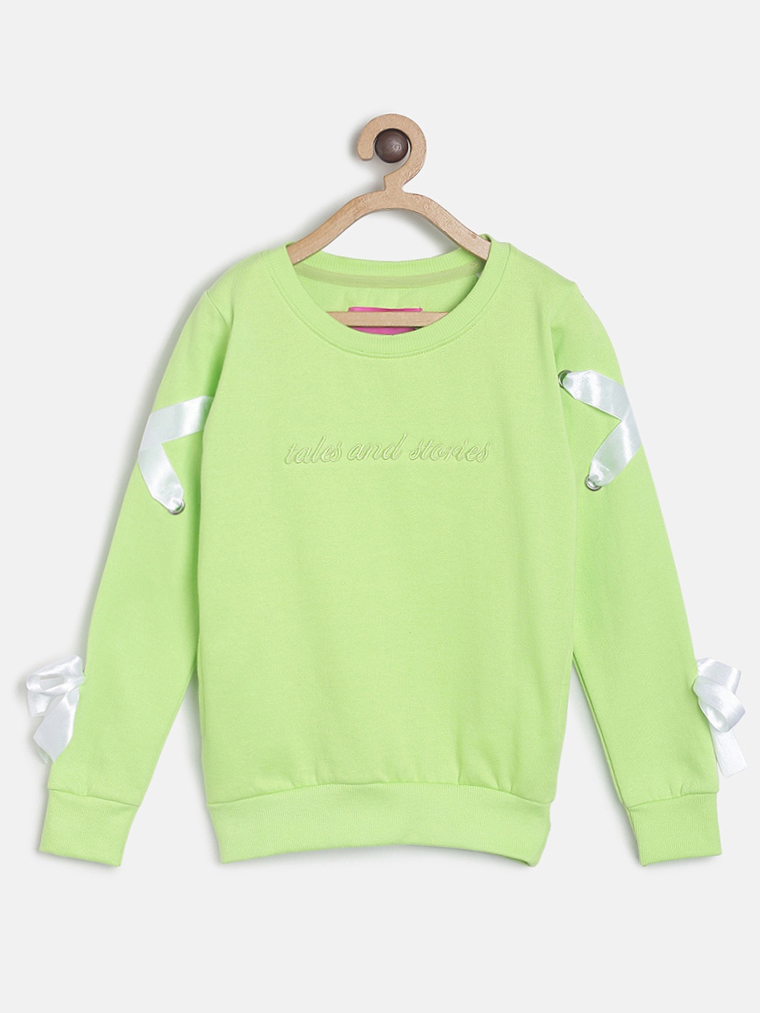 

TALES & STORIES Girls Green Sweatshirt