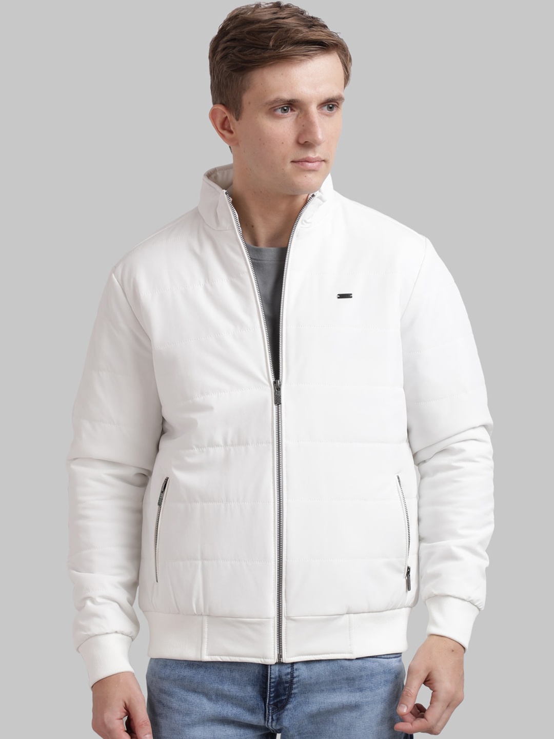 

Parx Men White Regular Padded Jacket