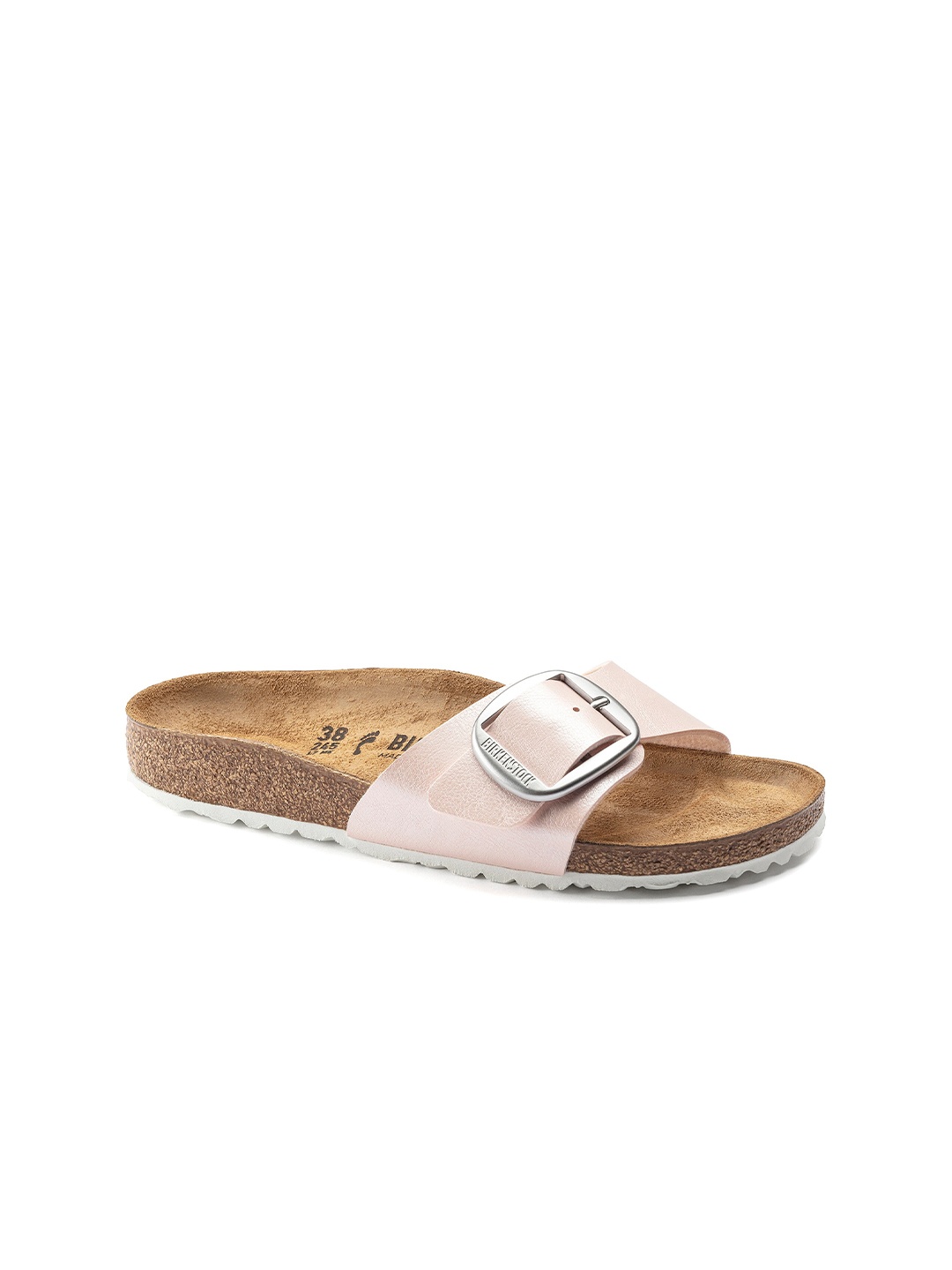 

Birkenstock Women Madrid Big Buckle Birko-Flor Pink Narrow Width Sandals