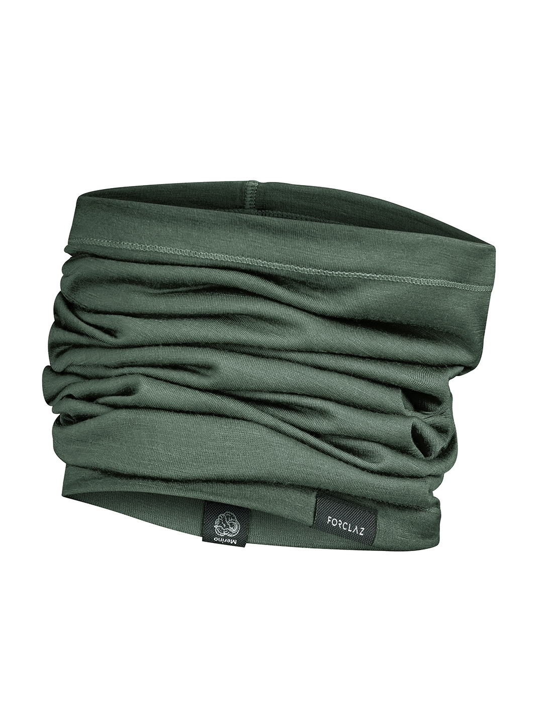 

FORCLAZ By Decathlon Unisex Solid Merino Wool Bandana Scarf, Green