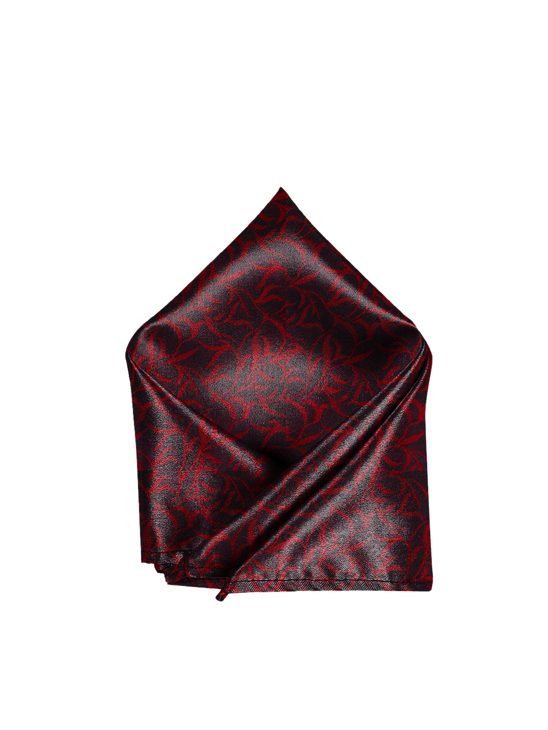 

Blacksmith Men Black & Red Printed Pocket Square