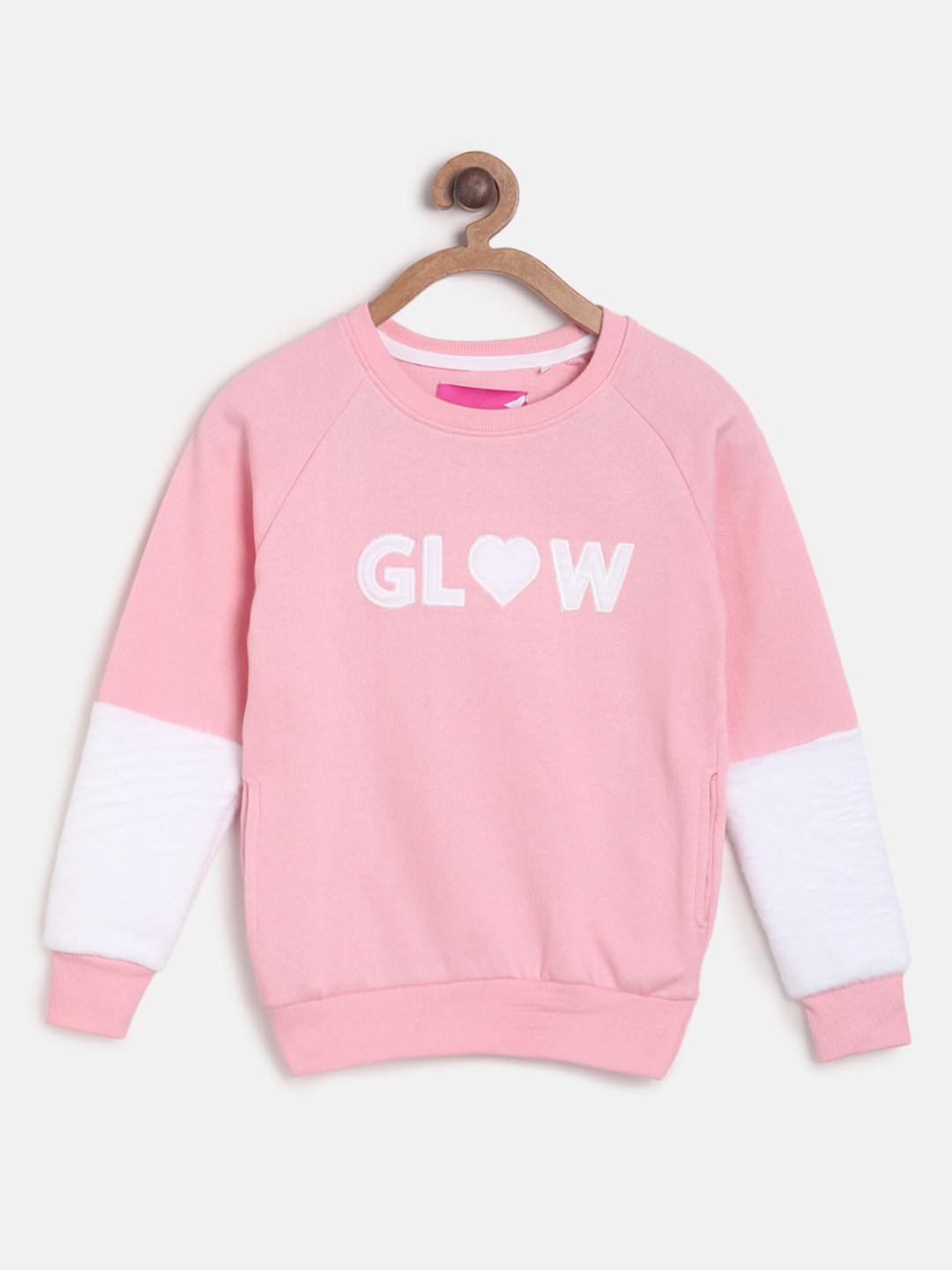 

TALES & STORIES Girls Pink Printed Sweatshirt