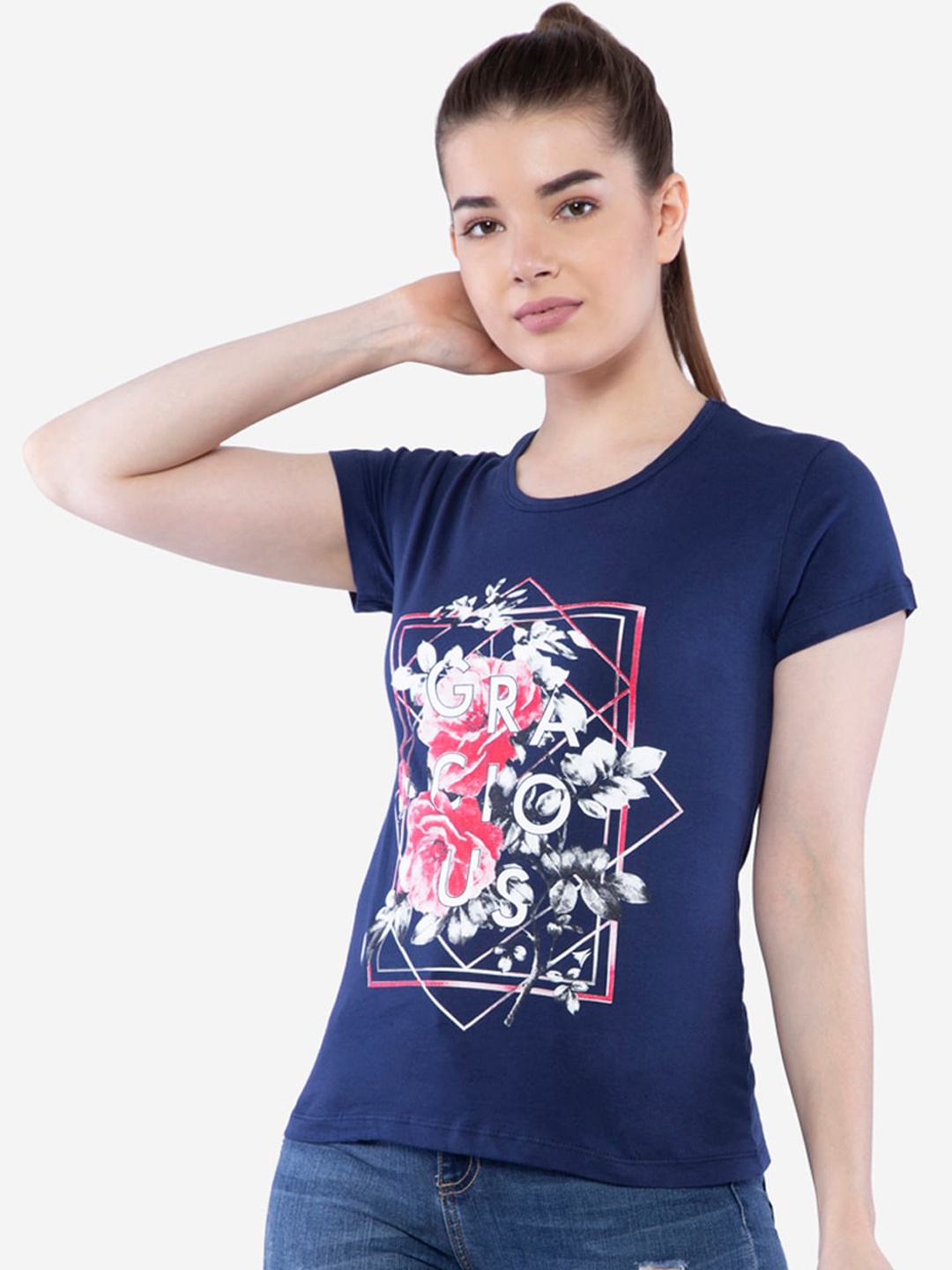 

NEVA Blue Regular Top