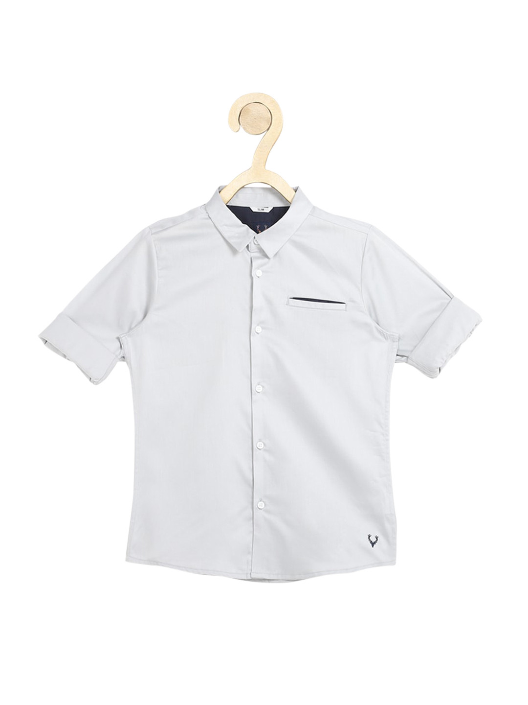 

Allen Solly Junior Boys White Slim Fit Solid Casual Shirt