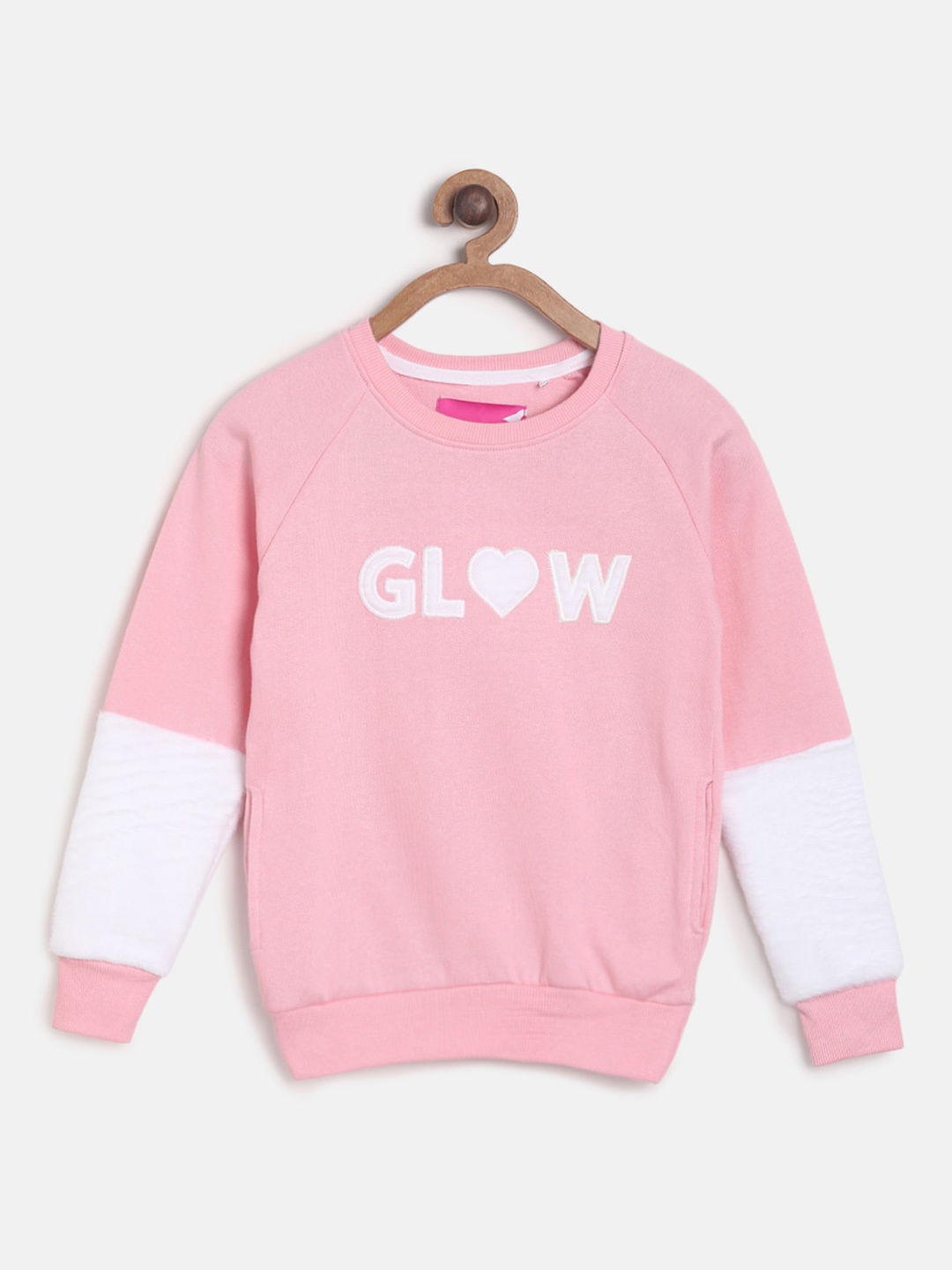 

TALES & STORIES Girls Pink Printed Sweatshirt