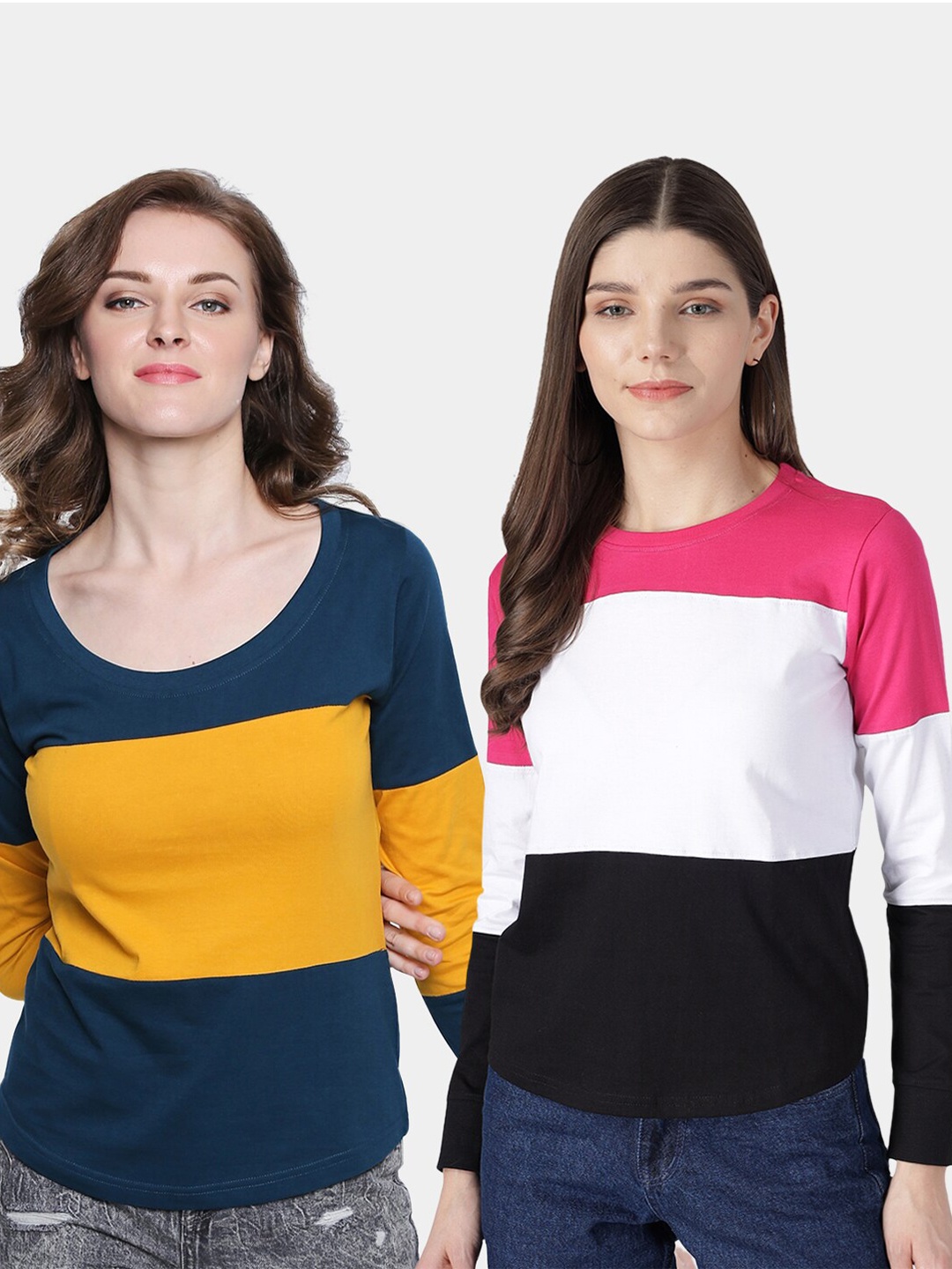 

The Dry State Women Multi 2 Applique T-shirt
