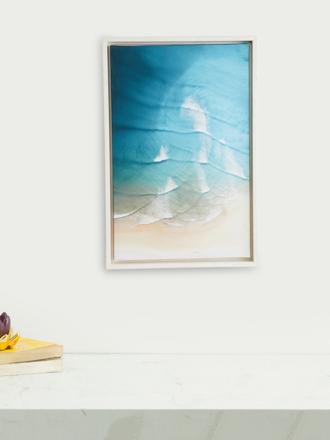 

Home Centre Blue & White Artistry Beach Wall Art