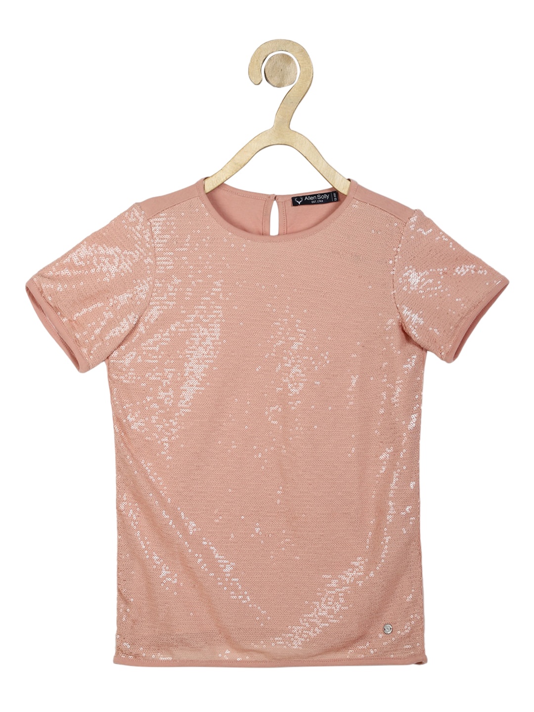 

Allen Solly Junior Pink Embellished Regular Top