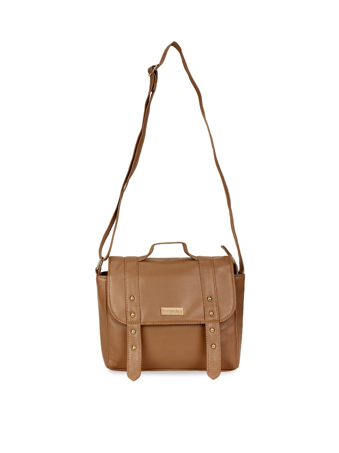 

Berrypeckers Brown Solid Sling Bag