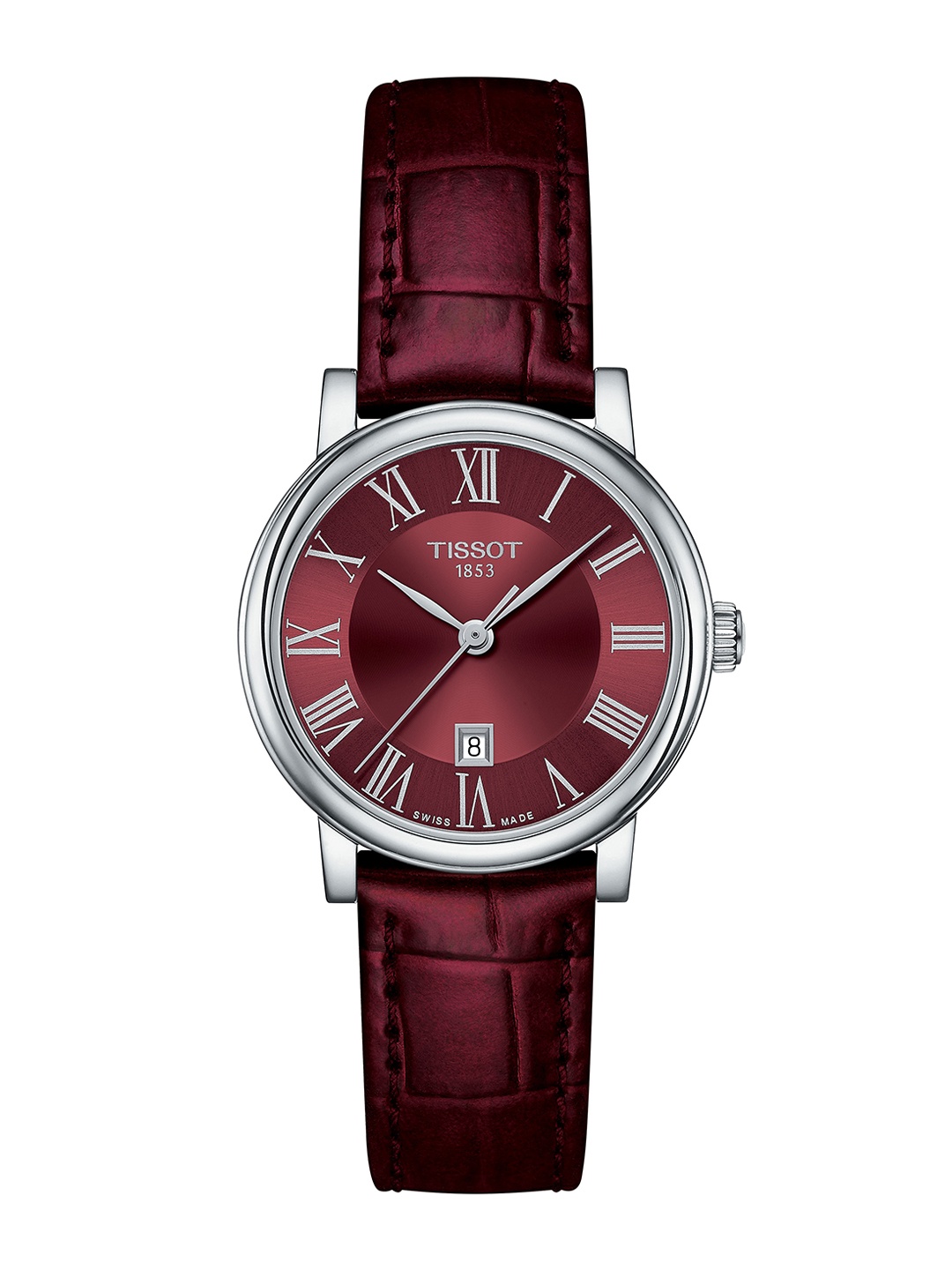 

TISSOT Women Maroon Analogue Watch T1222101637300