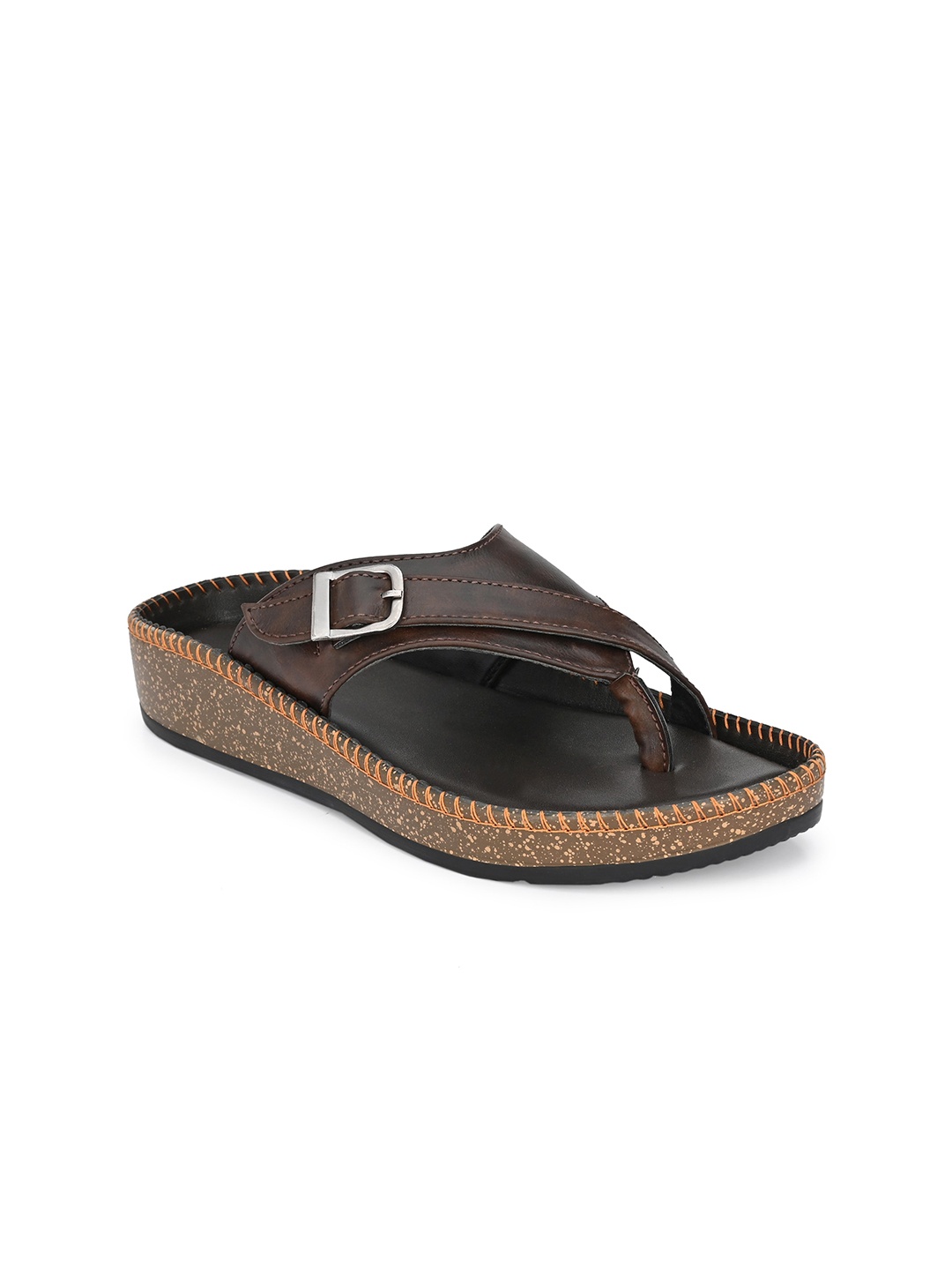 

Azzaro Black Men Brown Sandals