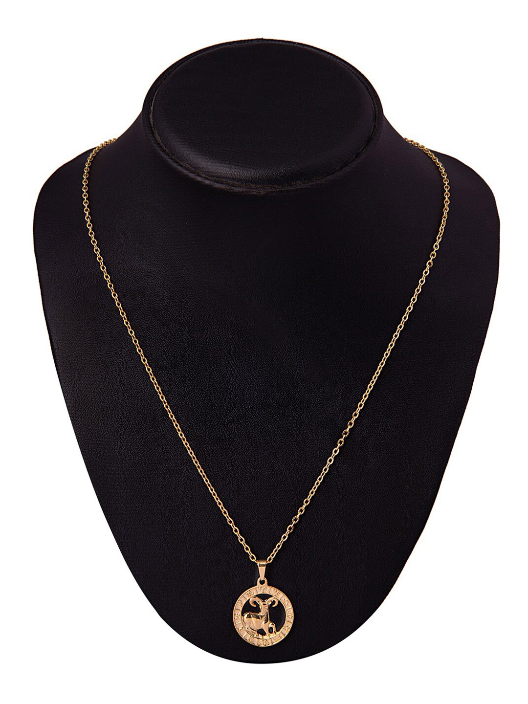 

Moon Dust Gold-Plated Aries Zodiac Sun Shine Pendant With Chain