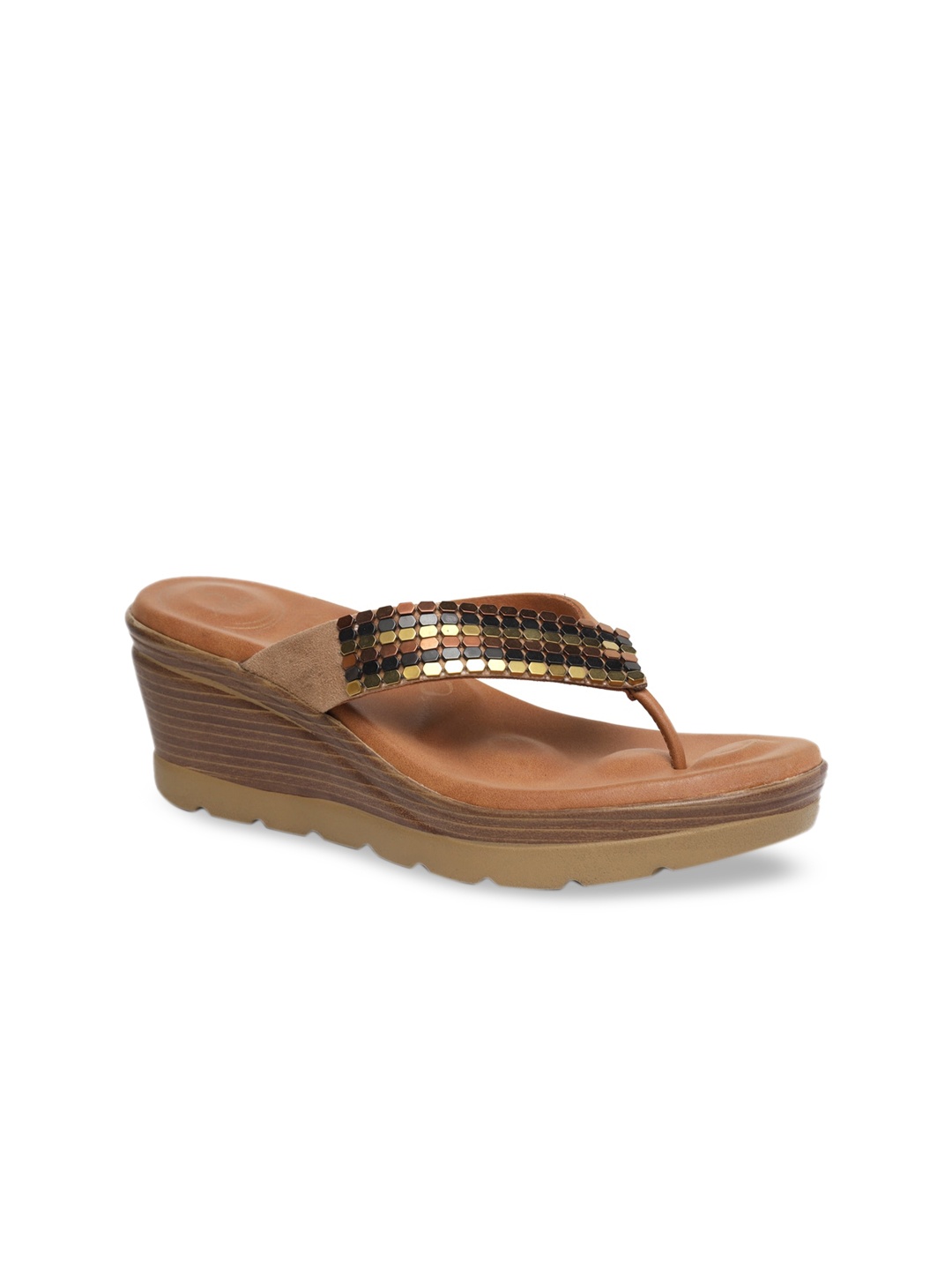 

VON WELLX GERMANY Women Beige Embellished Wedges