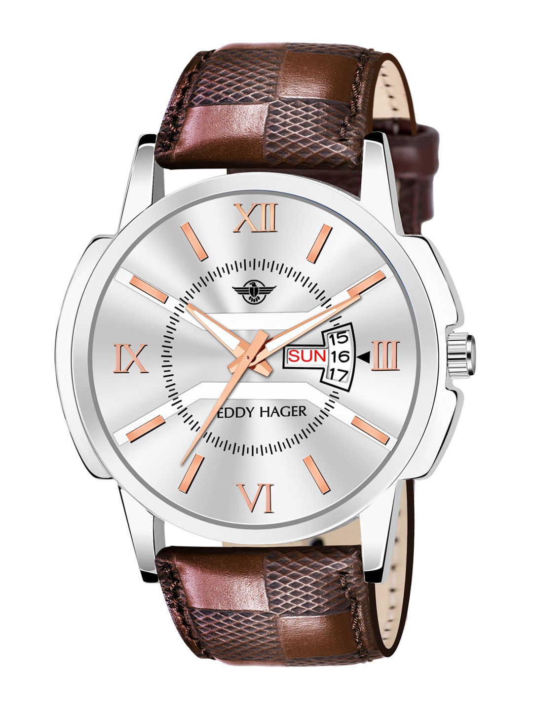 

EDDY HAGER Men Silver-Toned Analogue Watch 171