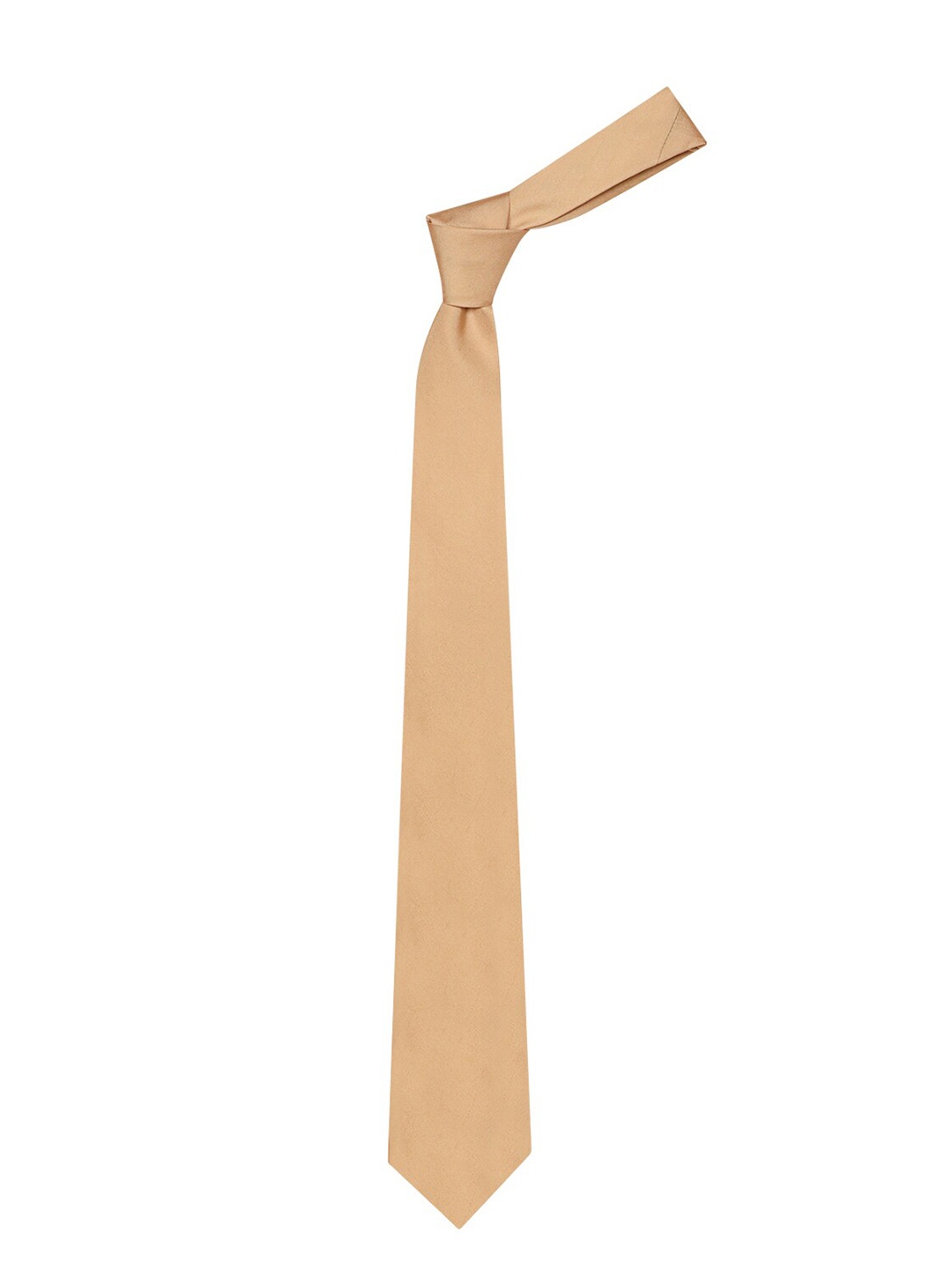CHOKORE Men Champagne Silk Broad Tie