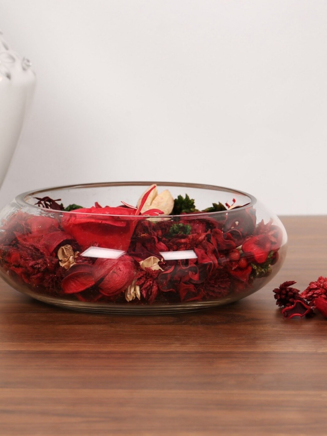 Home Centre Transparent Splendid Glass Spring Bowl