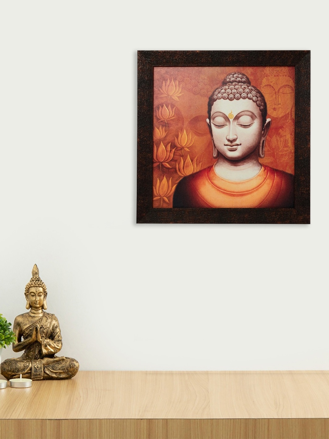 

Home Centre Brown Corsica Buddha Picture Frame