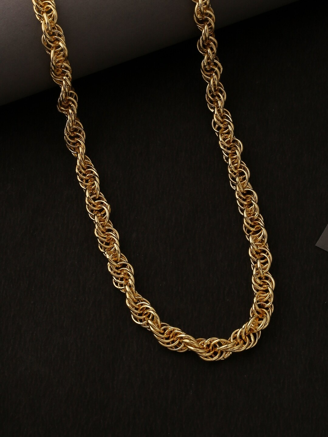 Tistabene Men Gold-Plated Alloy Statement Chain