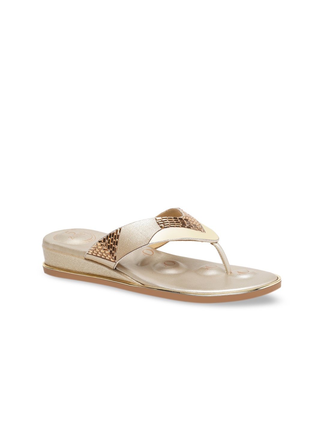 

VON WELLX GERMANY Women Gold-Toned Embellished Wedges