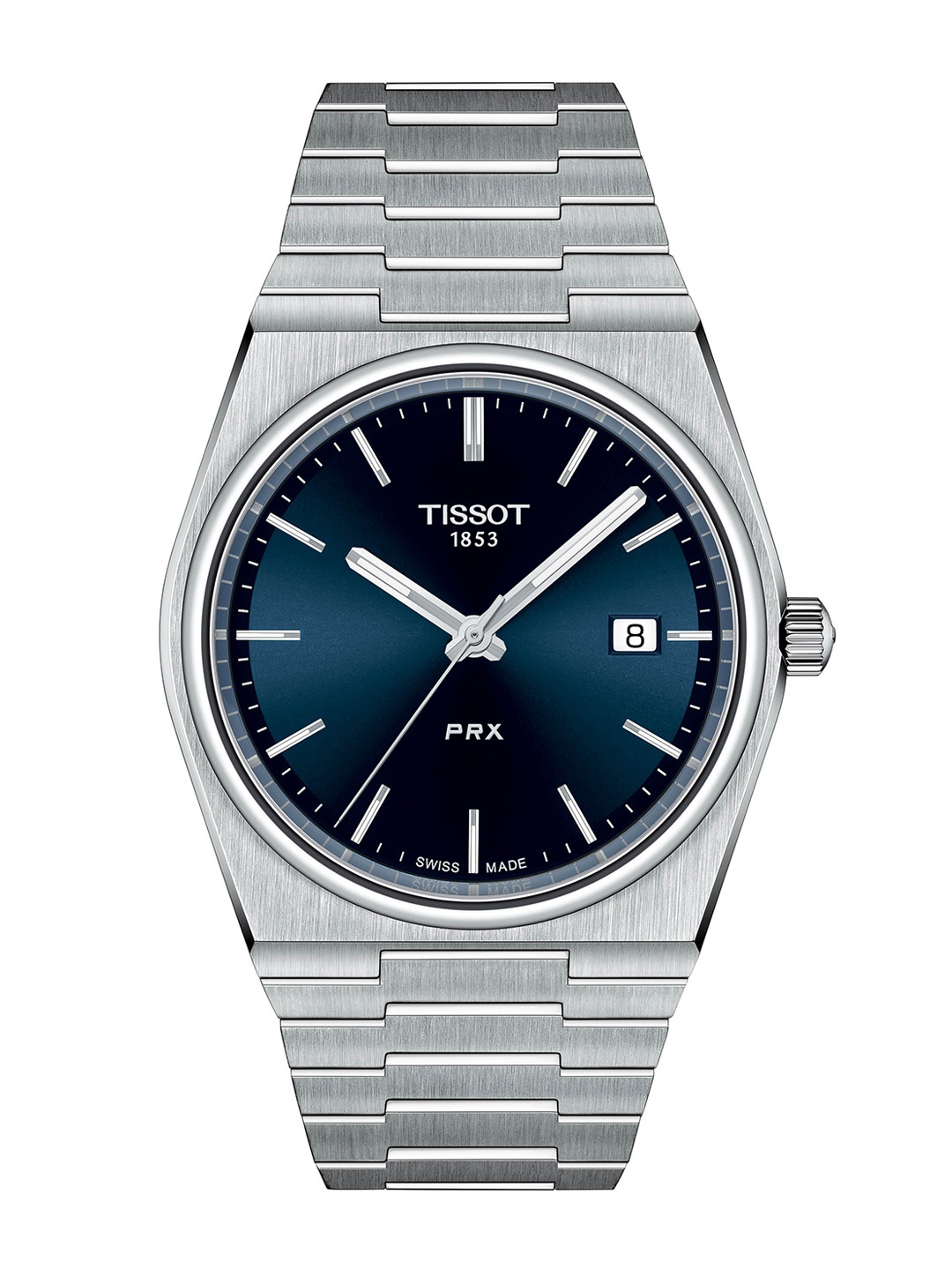 

TISSOT Men Blue & Silver-Toned Analogue Watch T1374101104100