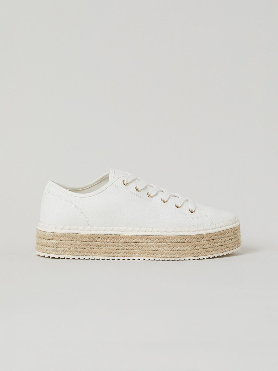 

H&M Women White Espadrille Trainers