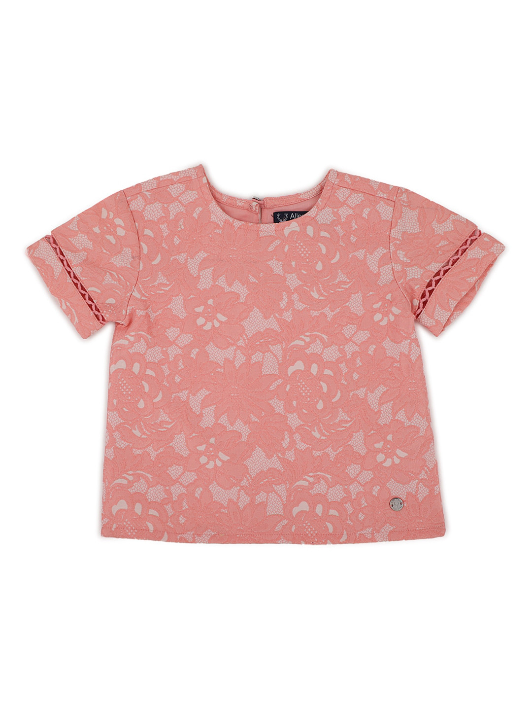 

Allen Solly Junior Pink Floral Regular Top