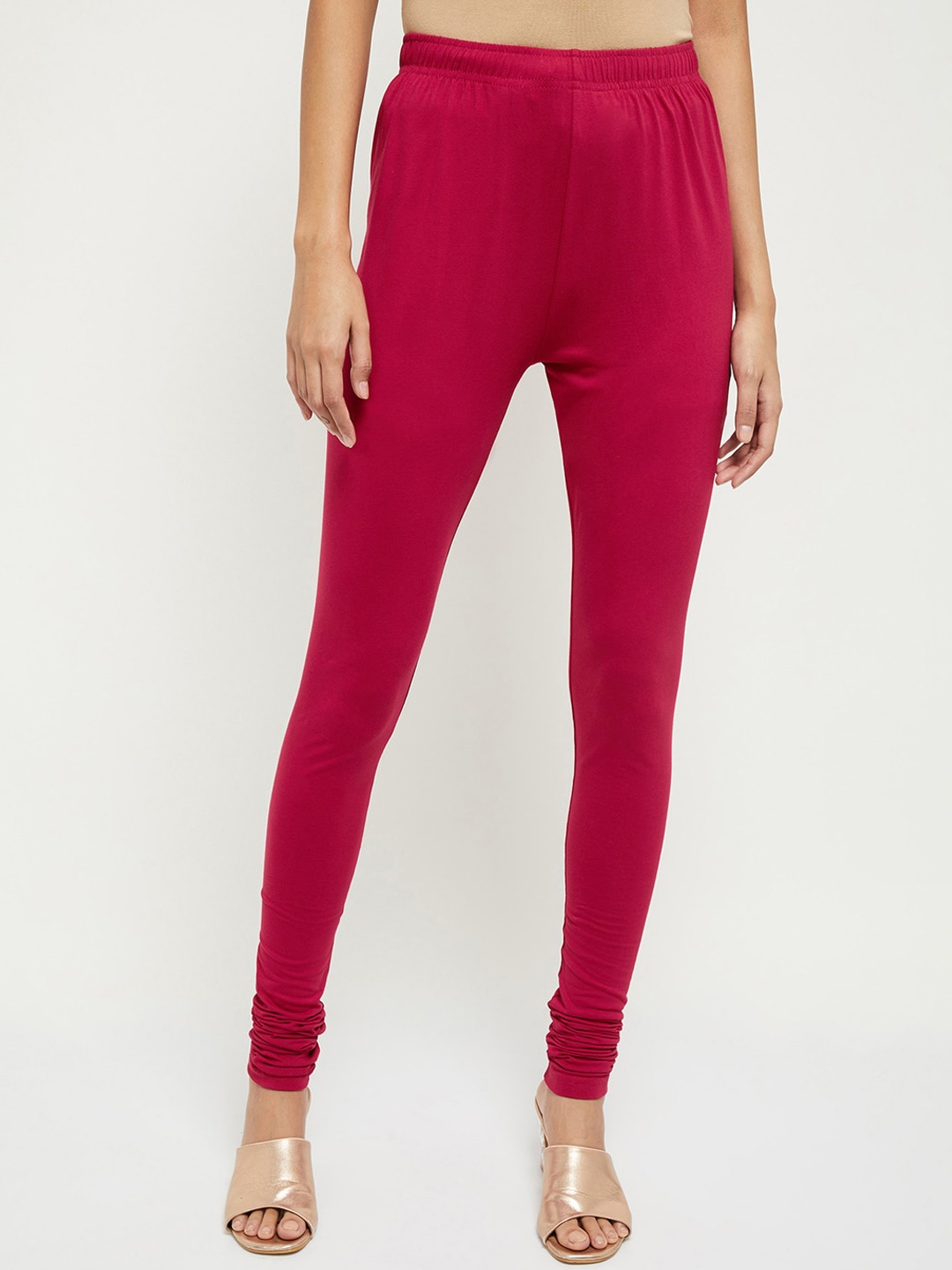 

MAX Solid Legging with Elasticated Waist, Fuchsia