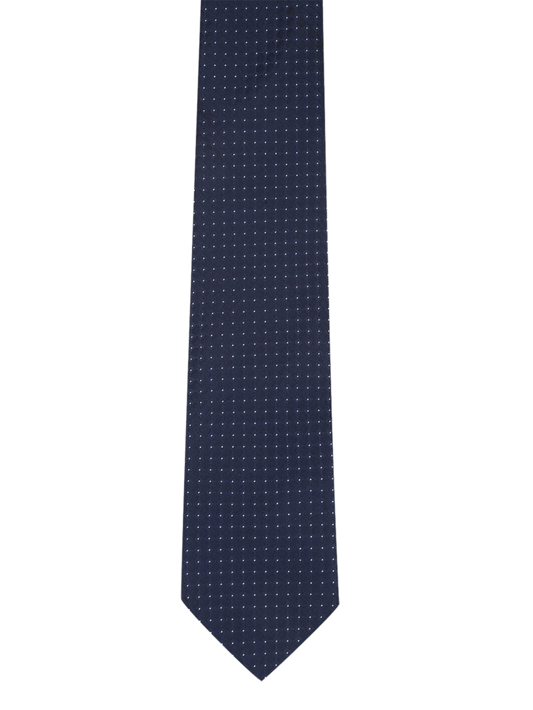 

Peter England Men Navy Blue & White Printed Accessory Gift Set