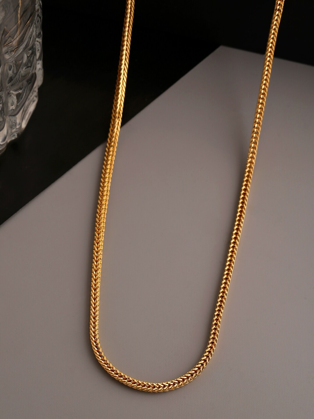 

Tistabene Men Gold-Plated Snake Chain