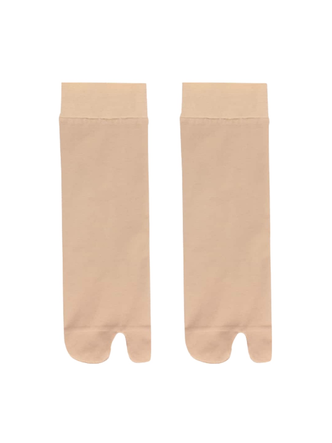 

N2S NEXT2SKIN Women Beige Set of 2 Ankle Length Opaque Socks
