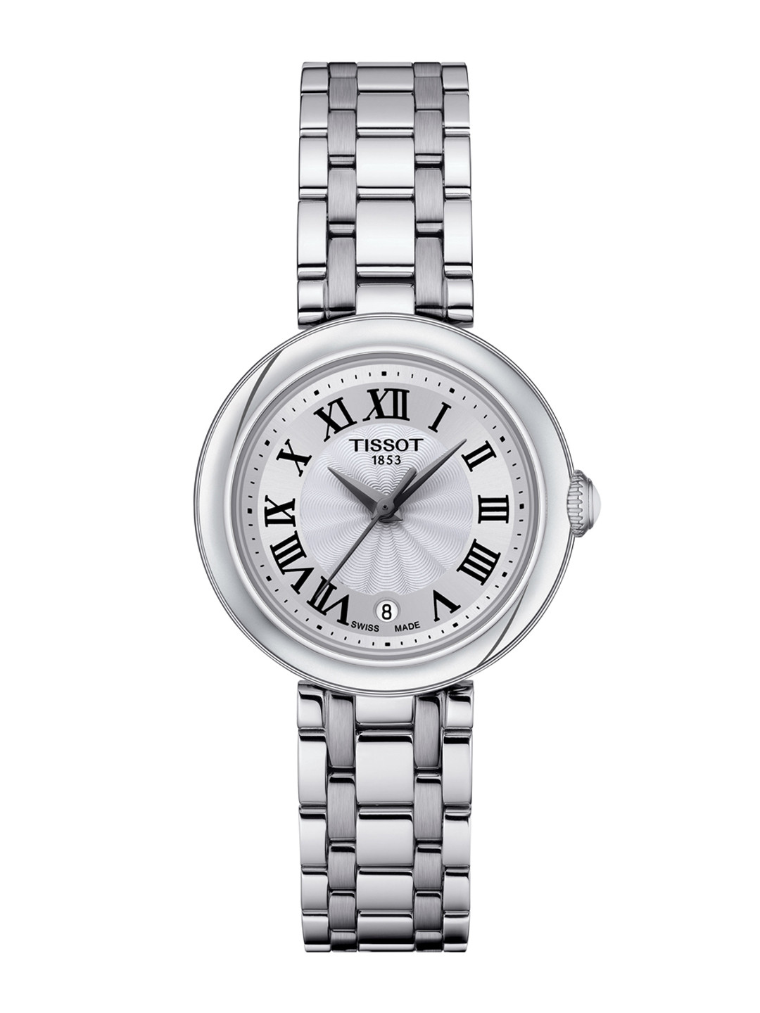 

TISSOT Women White & Silver-Toned Analogue Watch T1260101101300