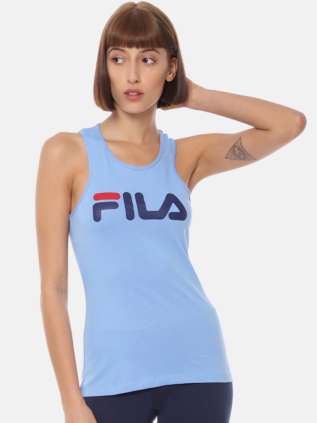 

FILA Blue Brand Logo Cotton Tank Top