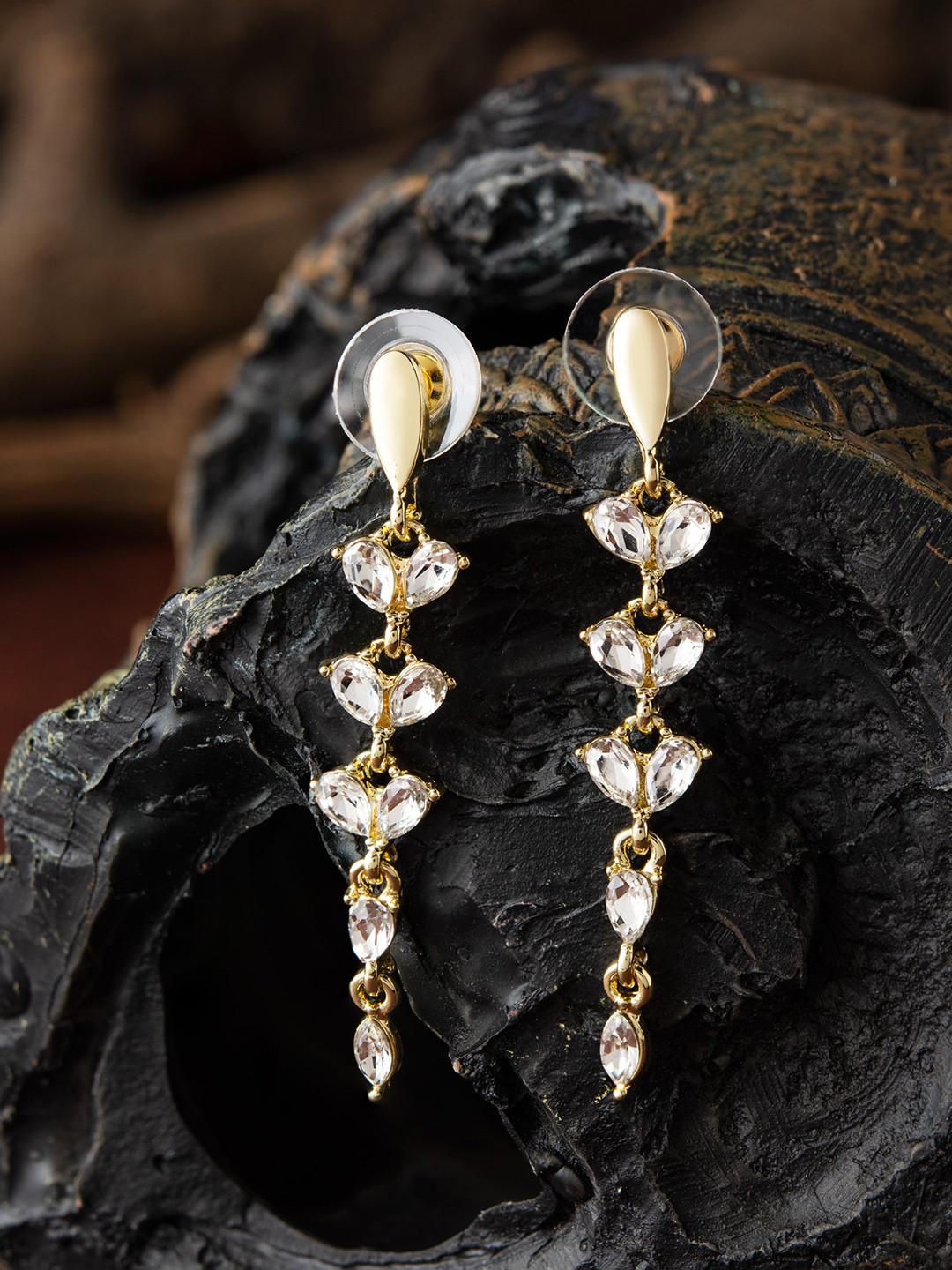 

E2O Gold Contemporary Drop Earrings