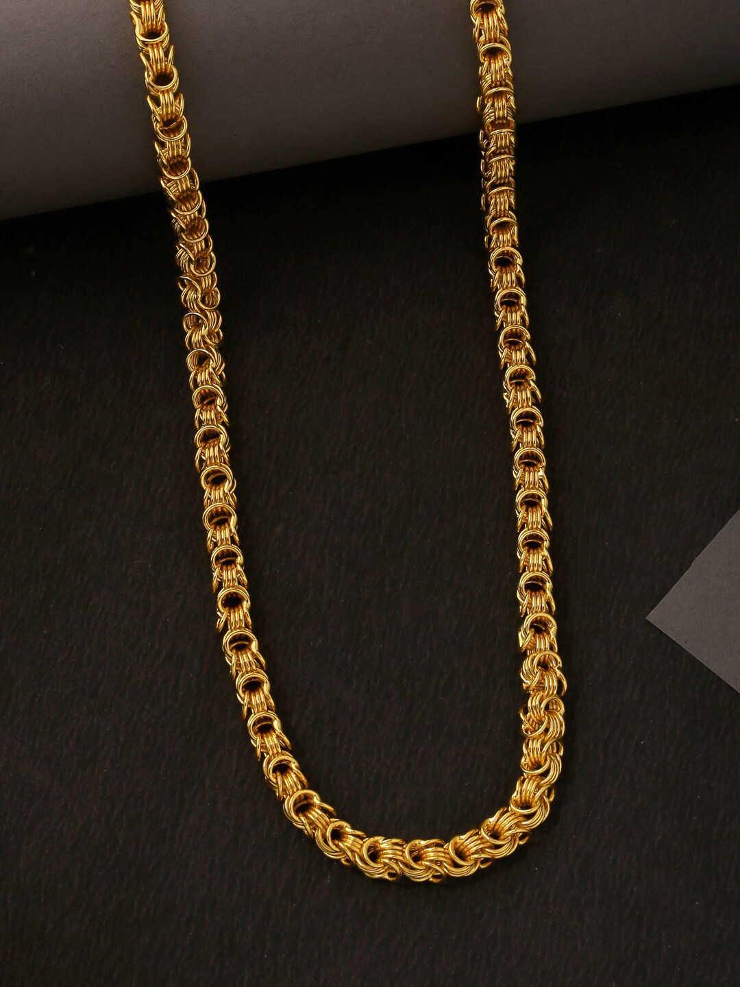 

Tistabene Men Gold-Toned Alloy Gold-Plated Chain