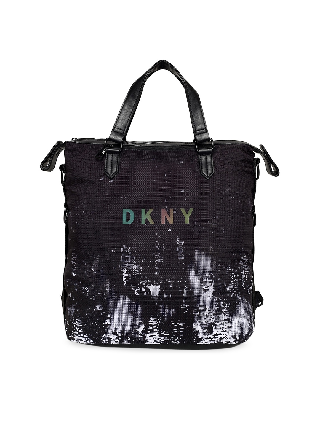 

Dkny GLIMMER Range BLACK Color Hard Boarding Bag Hand Bag