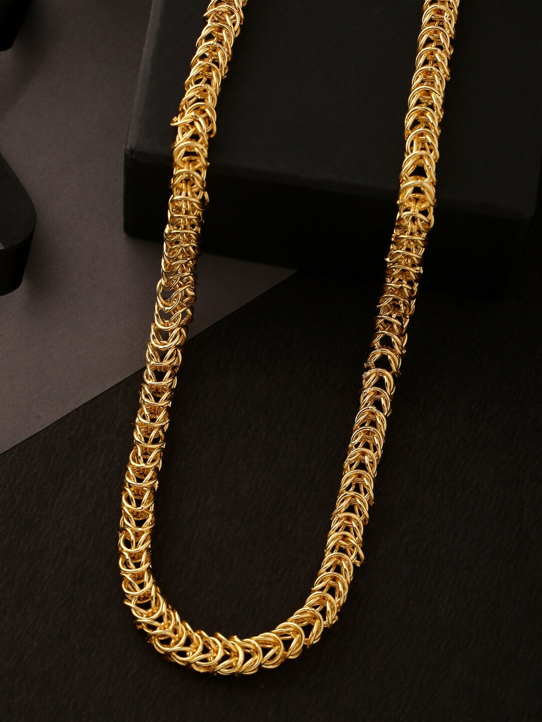 Tistabene Men Gold-Plated Alloy Statement Chain