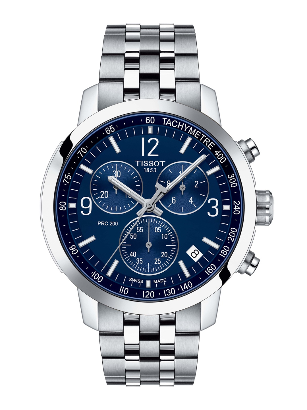 

TISSOT Men Blue & Grey PRC 200 Chronograph Analogue Watch T1144171104700